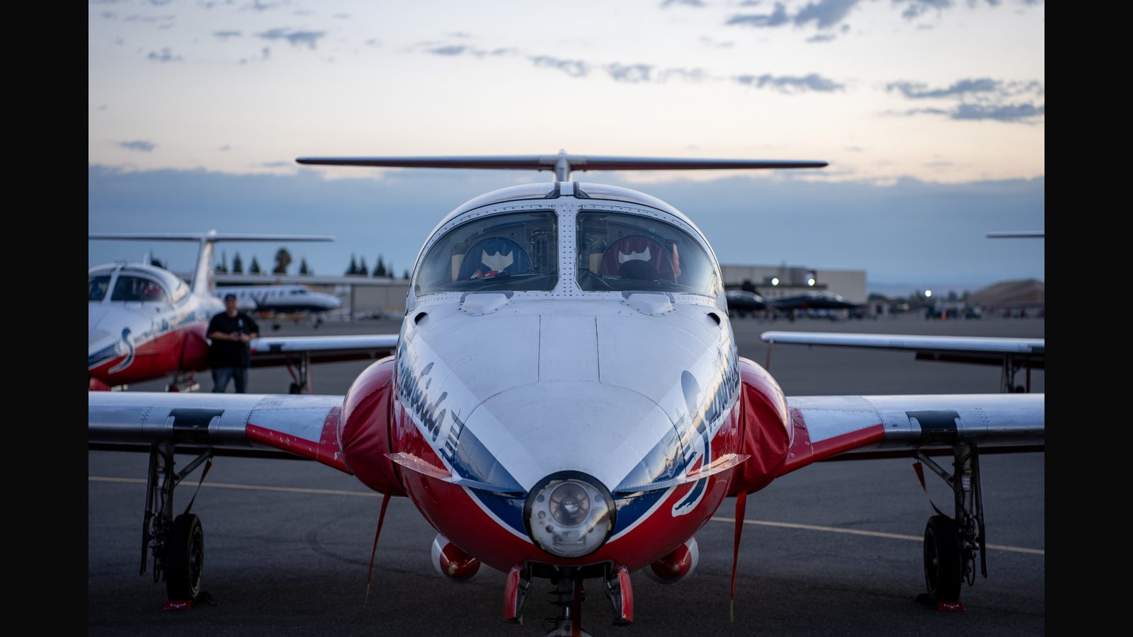 CT-114 Tutor, at the California Capital Airshow, Canadian Forces Snowbirds