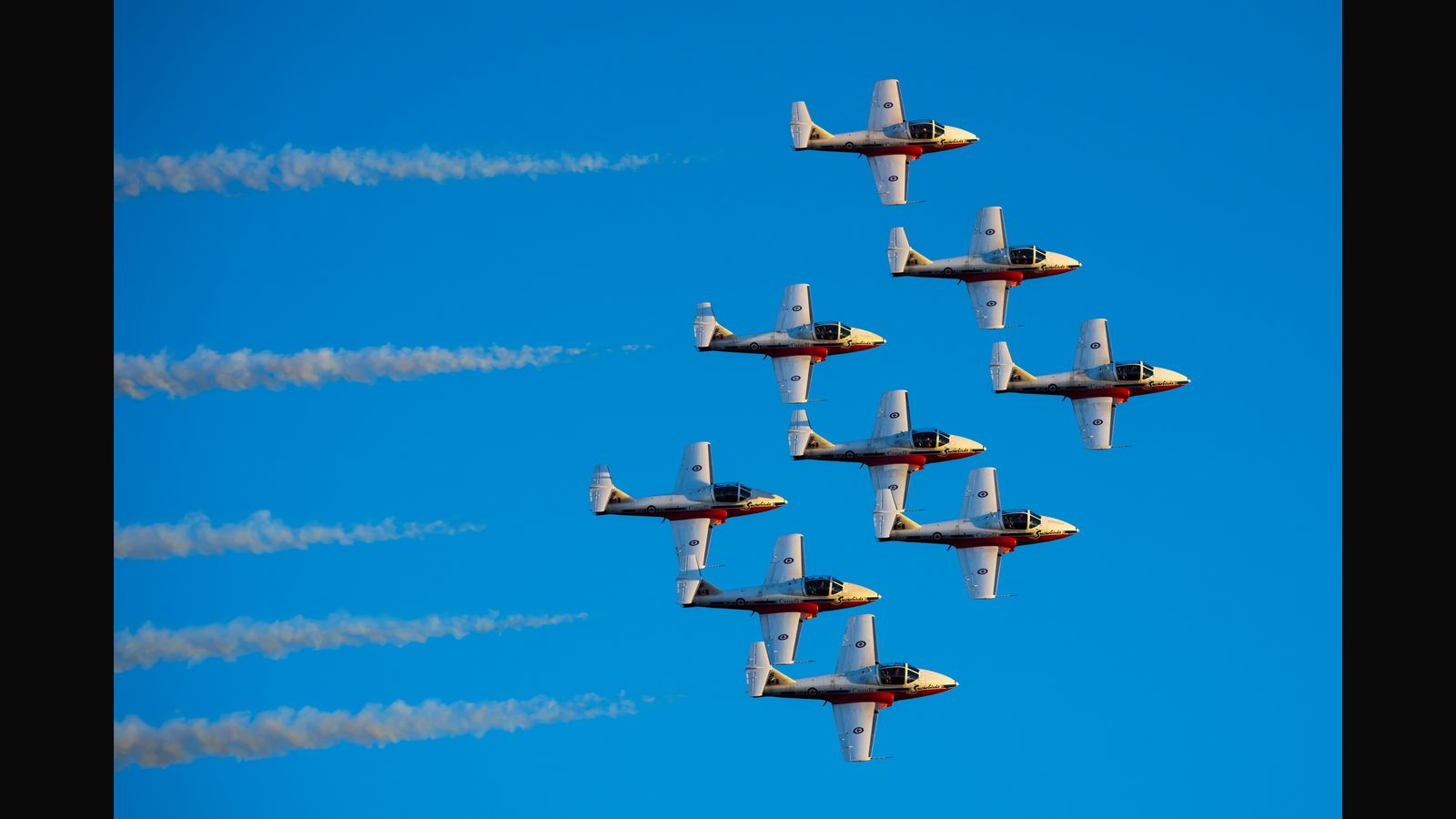 CT-114 Tutor, at the California Capital Airshow, Canadian Forces Snowbirds